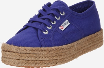 Baskets basses '2730-Cotropw' SUPERGA en bleu : devant