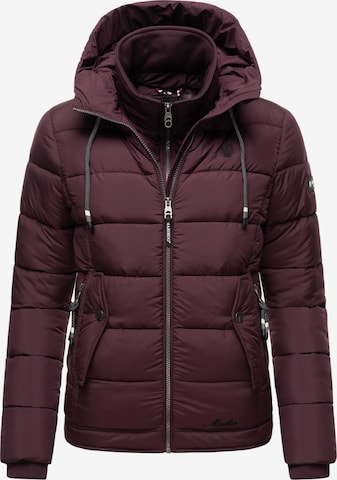 MARIKOO Winter jacket 'Taisaa' in Red: front