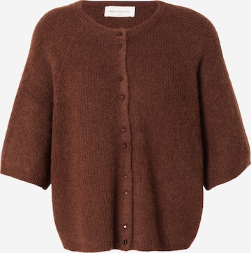 Cardigan 'Bondie Hope' MSCH COPENHAGEN en marron : devant