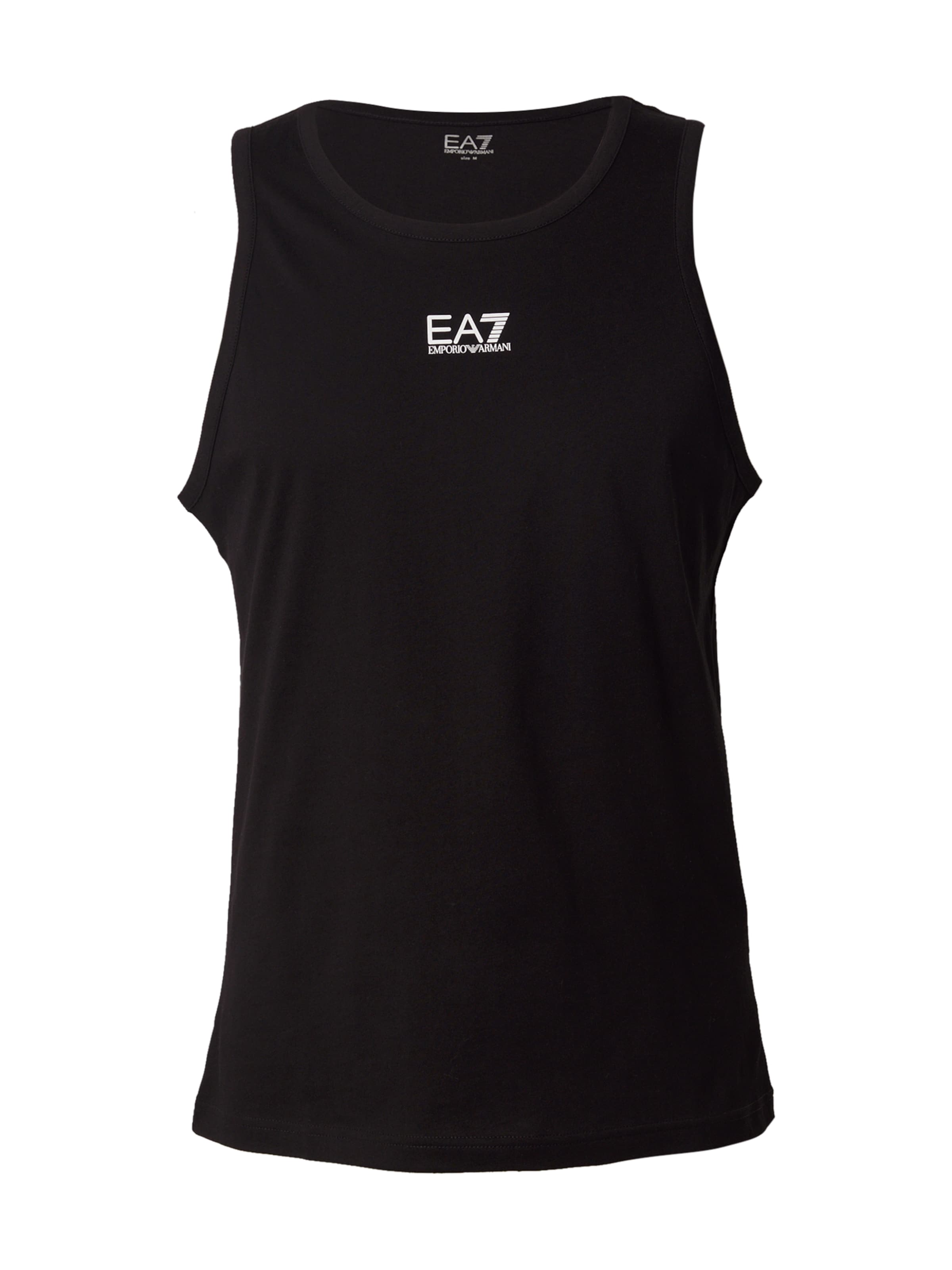 Tricou de la EA7 Emporio Armani pe negru: față