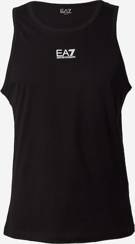 T-Shirt EA7 Emporio Armani en noir : devant