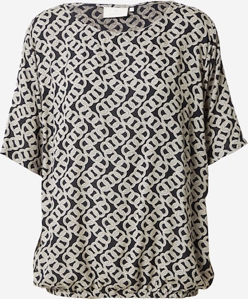 Kaffe Blouse 'Lena' in Zwart: voorkant