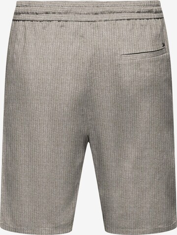 Only & Sons Regular Pants 'LINUS' in Beige