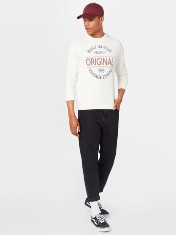 BLEND - Sudadera en blanco