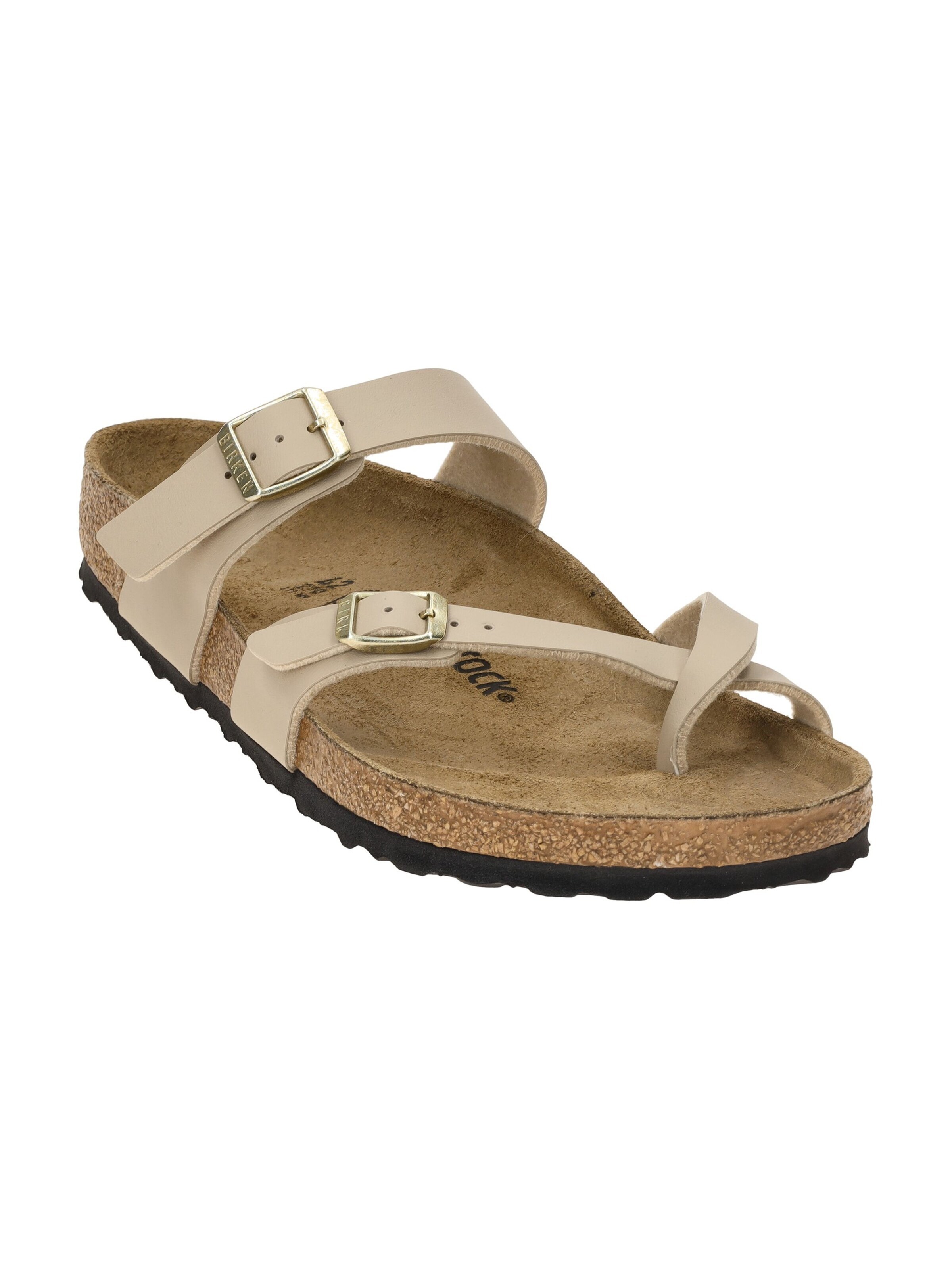 BIRKENSTOCK Pantolette 'Mayari' in Beige: Vorderseite