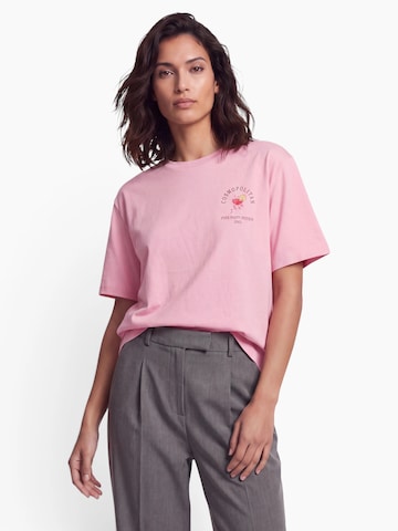 VERO MODA Футболка 'VMPAULINA THEA' в Ярко-розовый: спереди