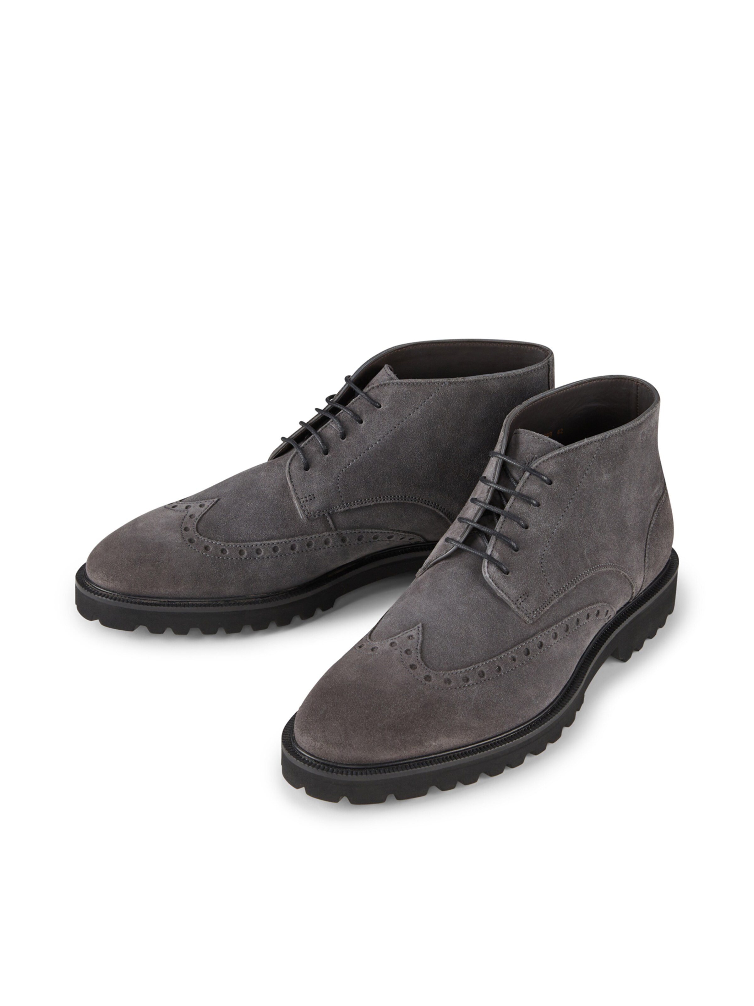 JOOP! Veterboots 'Velluto New Danilo' in Grijs