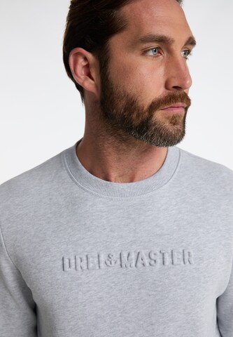 DreiMaster MaritimSweater majica 'Kilata' - siva boja