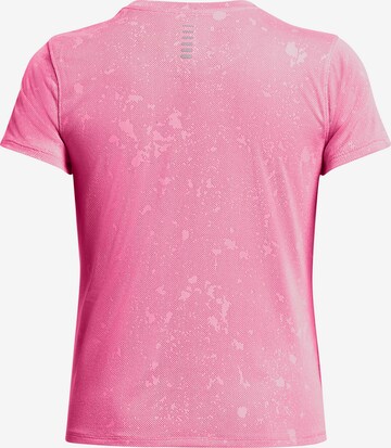 UNDER ARMOUR Functioneel shirt 'Launch Splatter' in Roze
