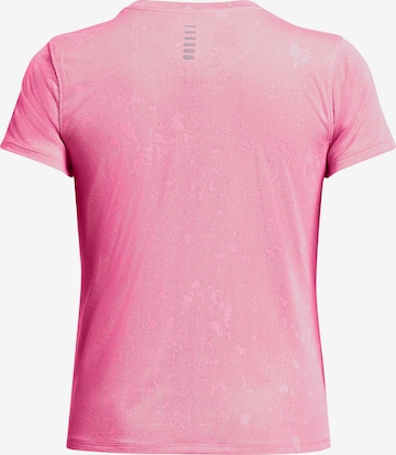 UNDER ARMOUR Performance Shirt 'Launch Splatter' in Pink