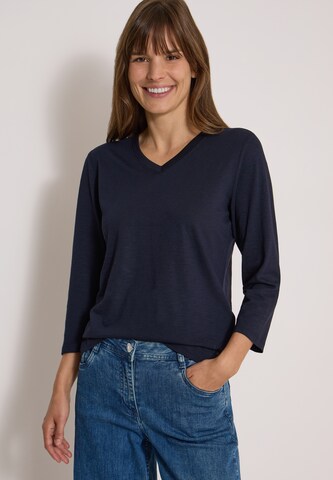Tricou de la CECIL pe albastru: față