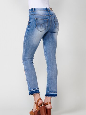 KOROSHI regular Jeans i blå