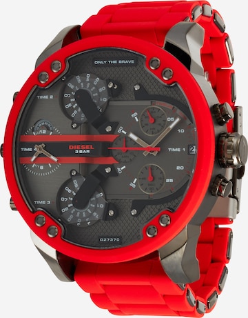 Montre à affichage analogique DIESEL en rouge : devant