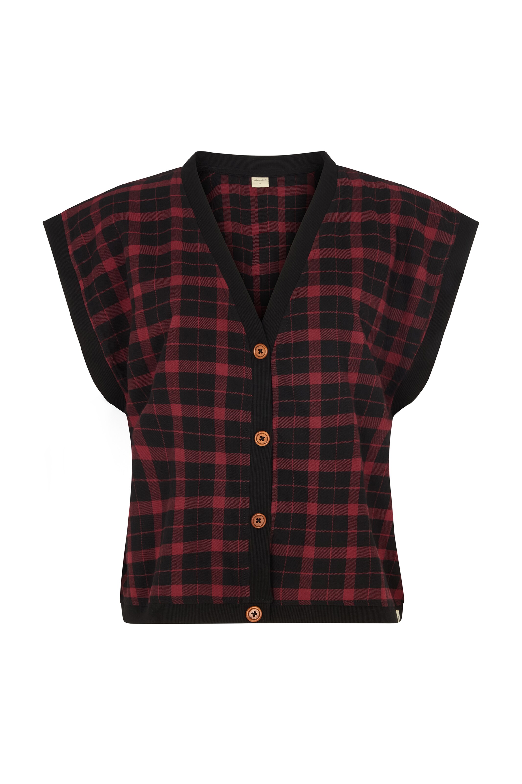 Turtledove London Strickjacke 'Blythe' in Schwarz: Vorderseite