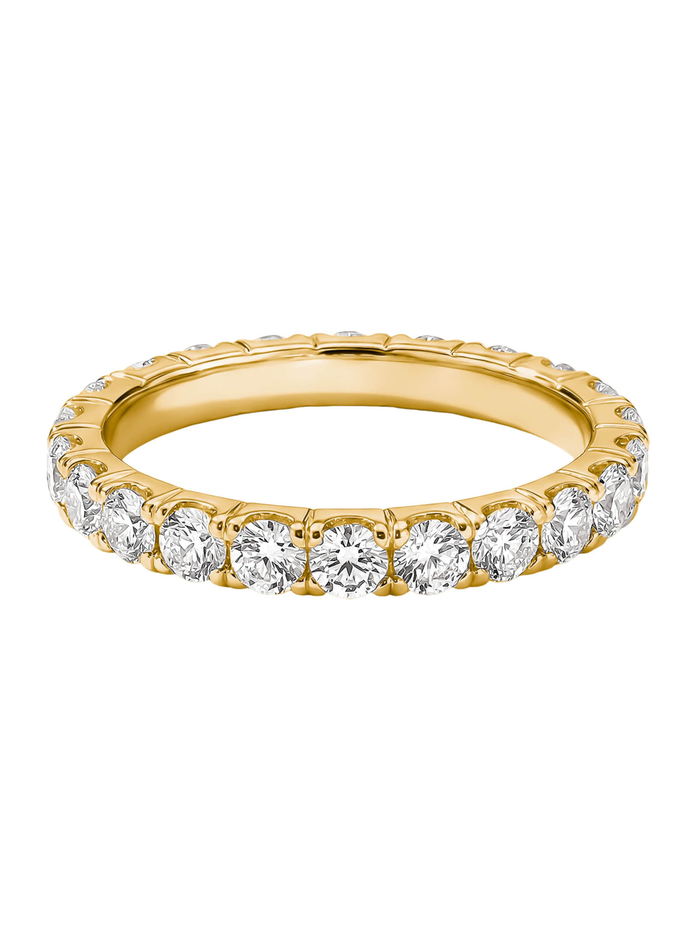 Thomas Sabo Ring mit weißem Zirkonia in Gold