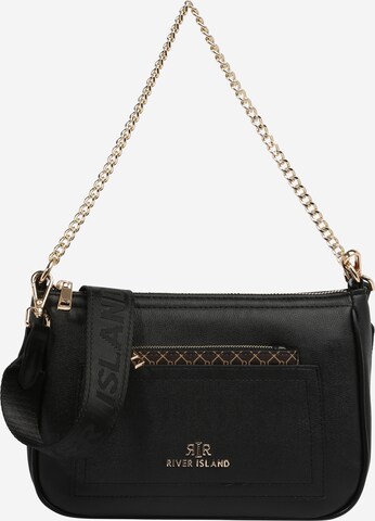 River Island Crossbody Bag in Black