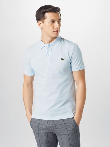LACOSTE Slim fit T-shirt i blå: framsida