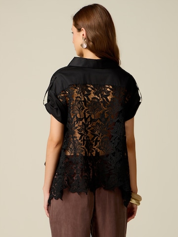 oltre Blouse in Zwart