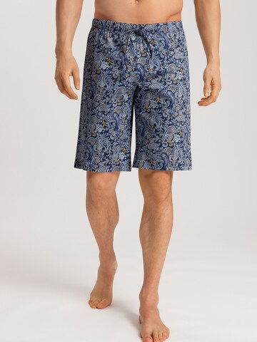 Hanro Pyjamahose 'Night & Day' in Blau: Vorderseite