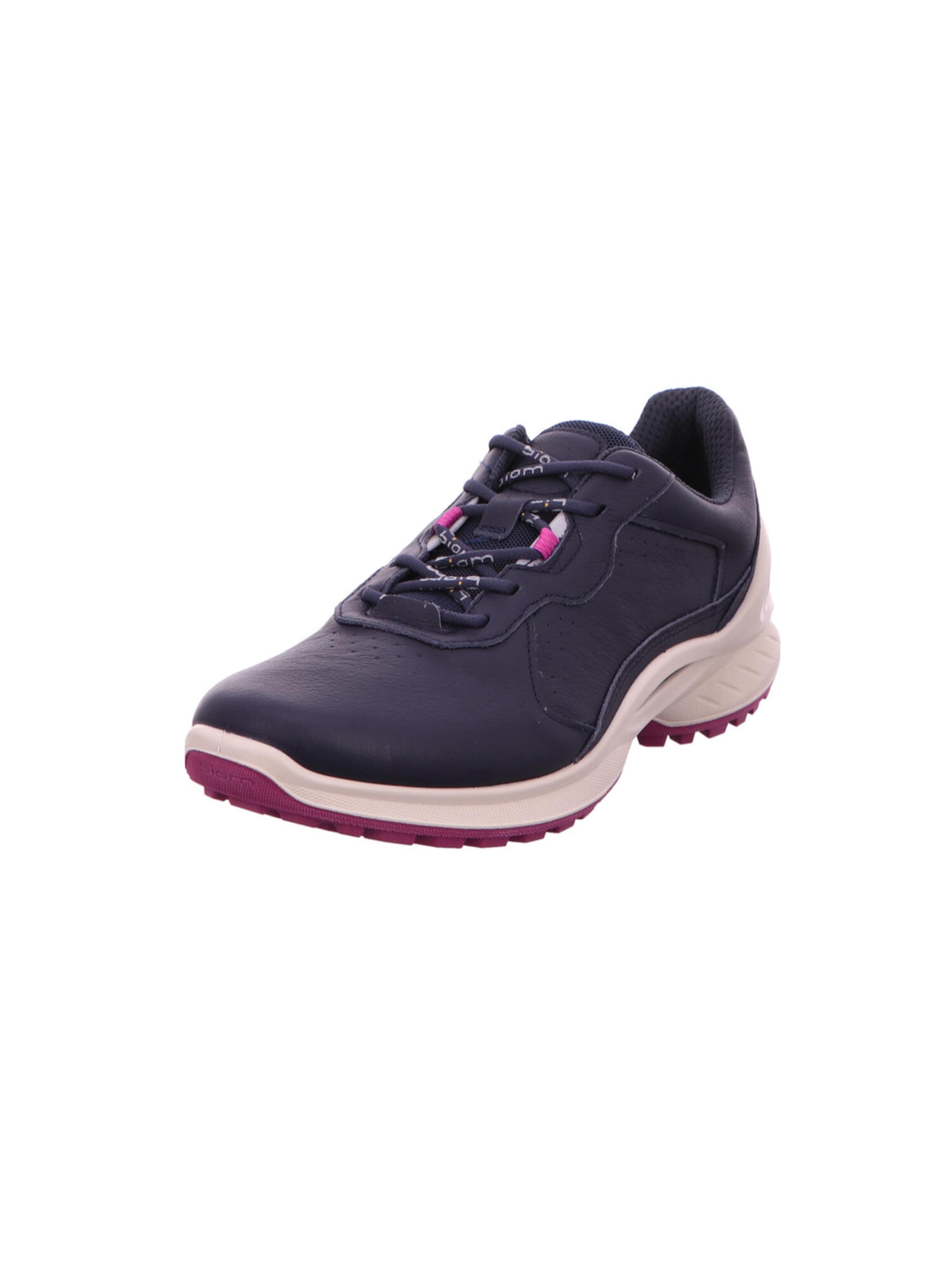 ECCO Lace-Up Shoes in Blue: front