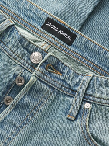 JACK & JONES Wide leg Jeans 'JJIDAVE JJORIGINAL' i blå