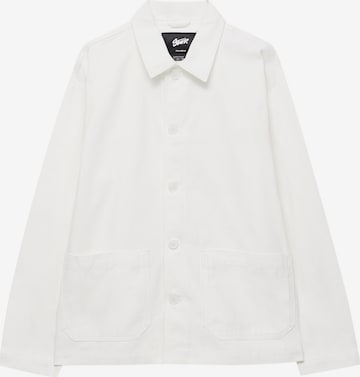 Pull&Bear Prechodná bunda - biela: predná strana