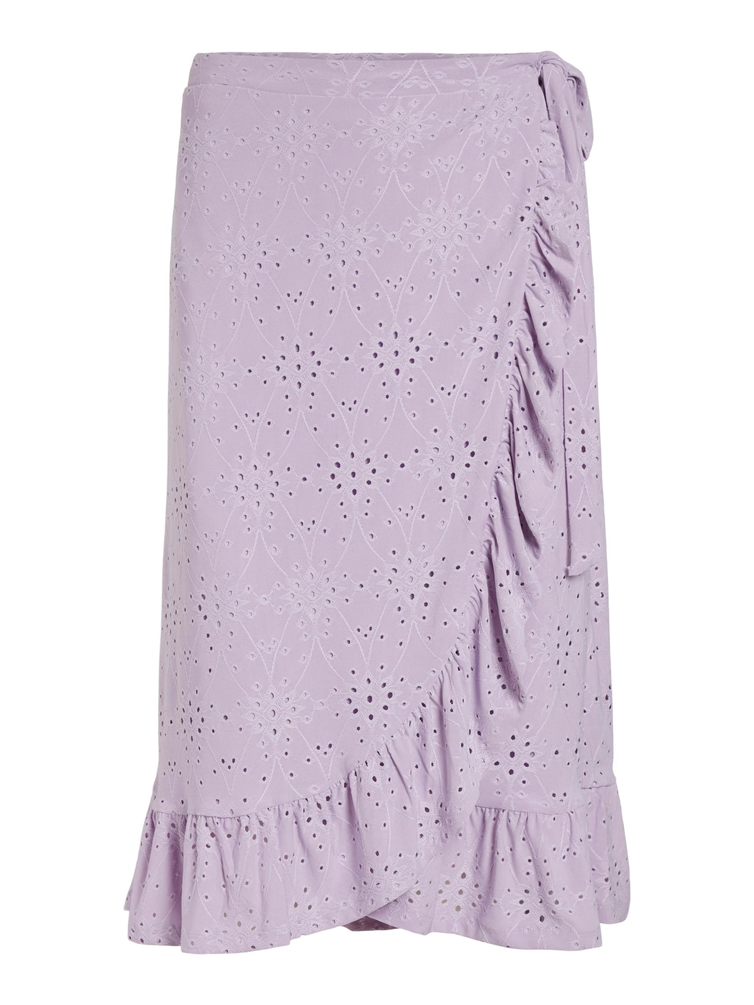 VILA Skirt 'VIKawa' in Purple: front