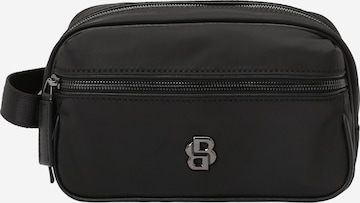 BOSS Тоалетна чанта 'B_Icon' в черно: отпред