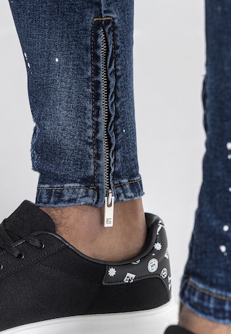 Skinny Jean 'Mania' Gianni Kavanagh en bleu