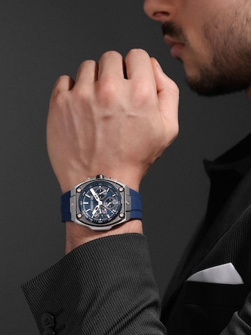 CERRUTI 1881 Analoguhr‌‌ in Blau: Vorderseite