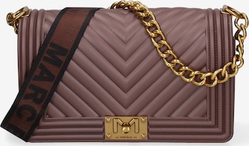 Sac à bandoulière Marc Ellis en marron : devant