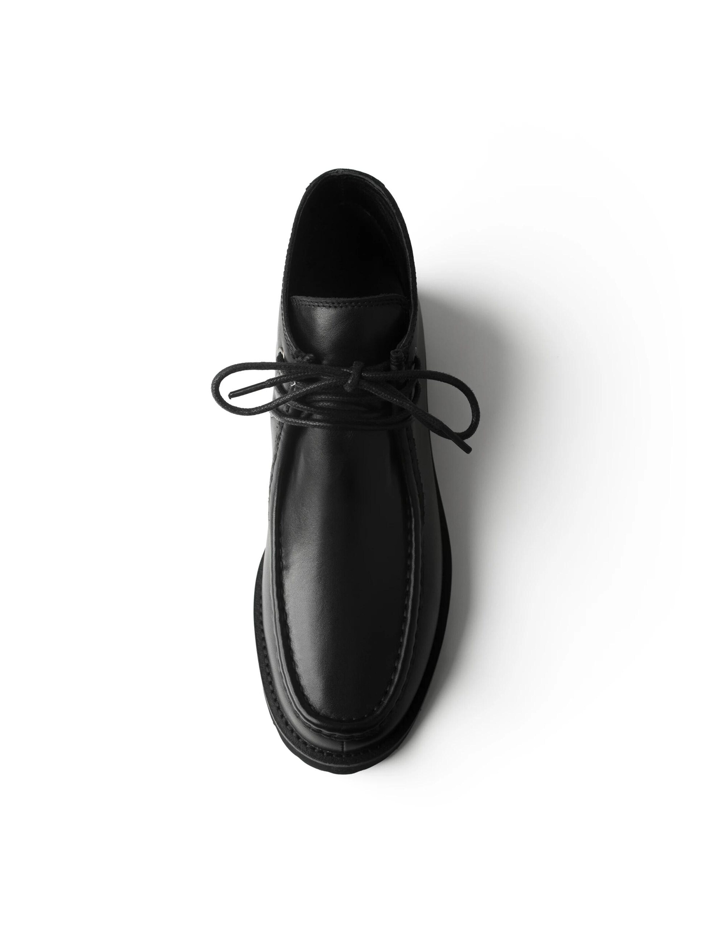 Cizme glezne 'FROSTY MORNING WALK' de la L37 HANDMADE SHOES pe negru