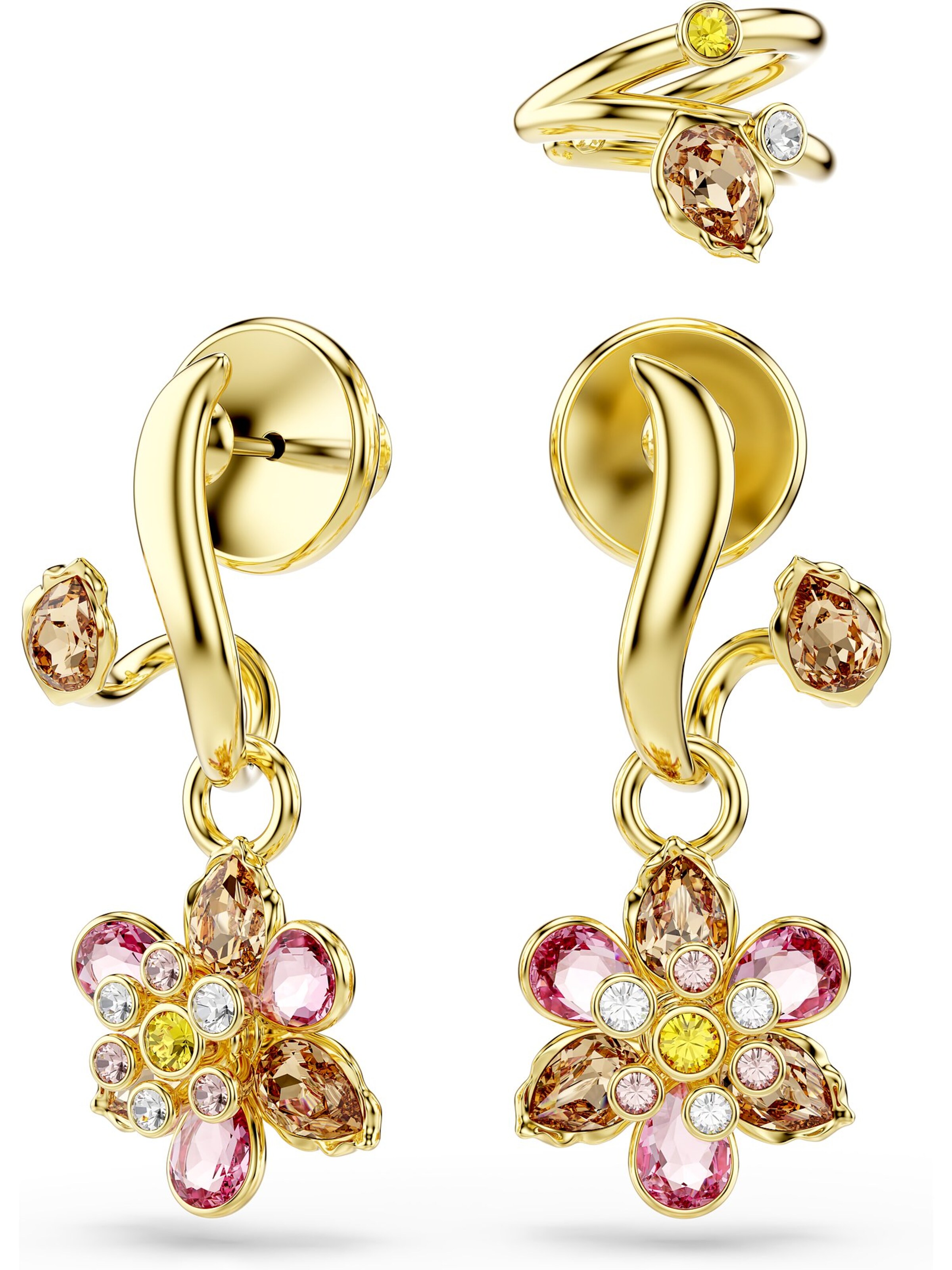 Swarovski Earrings in Gold