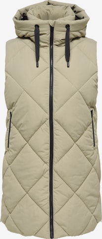 Gilet 'CARMAGGI' ONLY Carmakoma en gris : devant