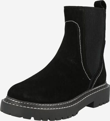 Chelsea Boots River Island en noir : devant