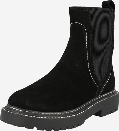 River Island Chelsea Boots in schwarz / weiß, Produktansicht
