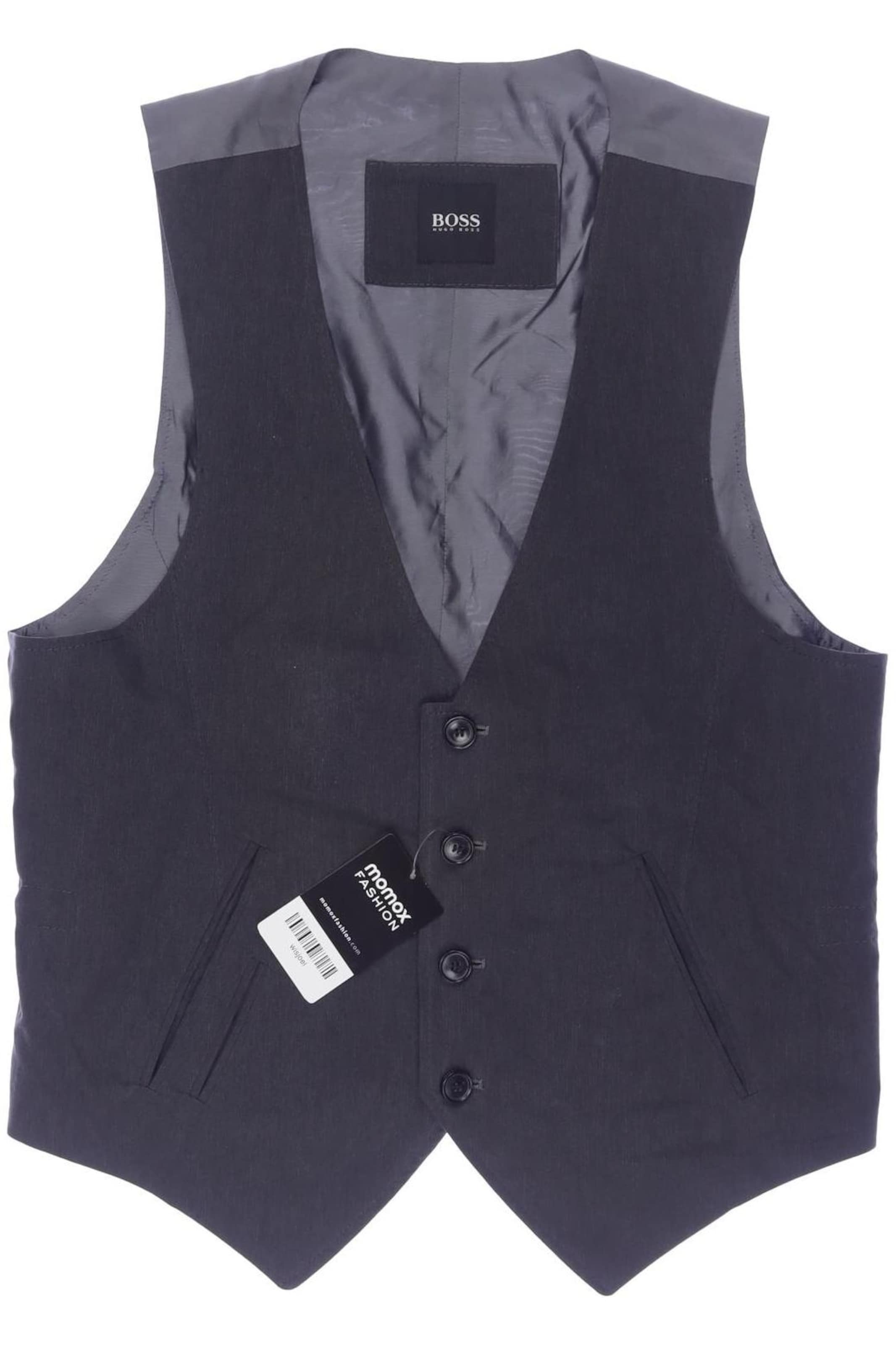 BOSS Black Vest in S in Grey: front