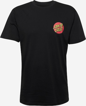 T-Shirt 'Classic' Santa Cruz en noir : devant