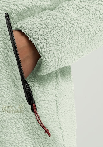 JACK WOLFSKIN Athletic Fleece Jacket in Green