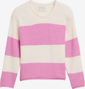 TOM TAILOR Pullover in Pink: Vorderseite