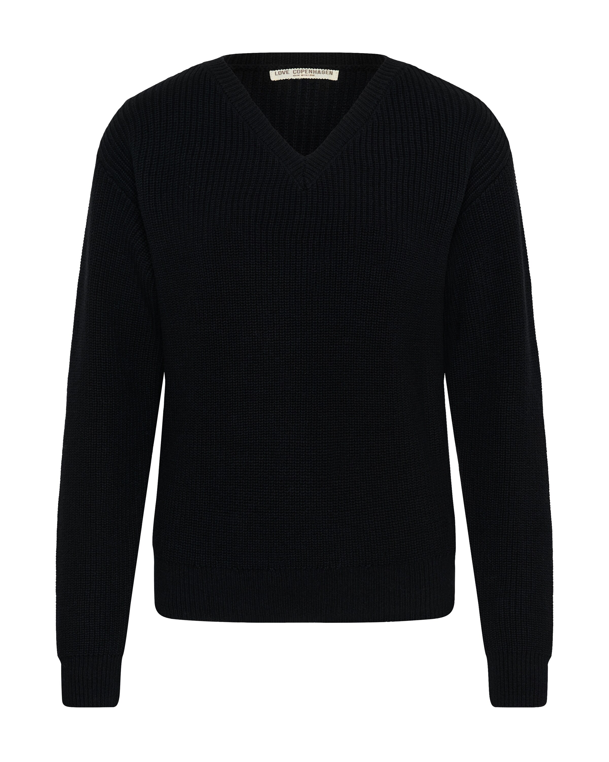 Pull-over Love Copenhagen en noir : devant