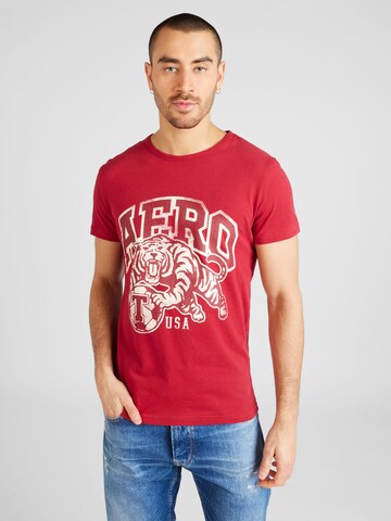 AÉROPOSTALE T-Shirt 'TIGERS' in Rot: predná strana