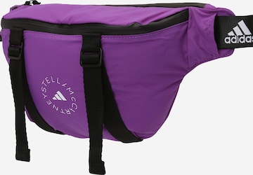 adidas by Stella McCartney Sports belt bag in Purple: front
