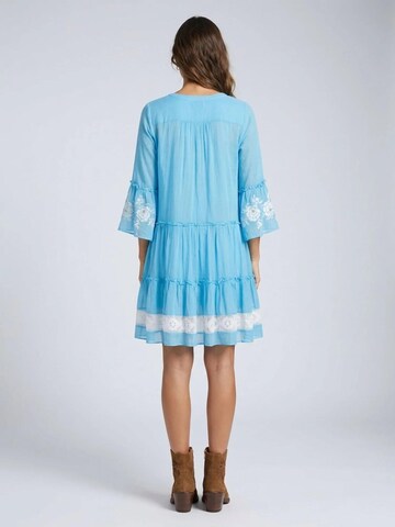 Miss June - Vestido 'Robe Courte Cecilia' em azul