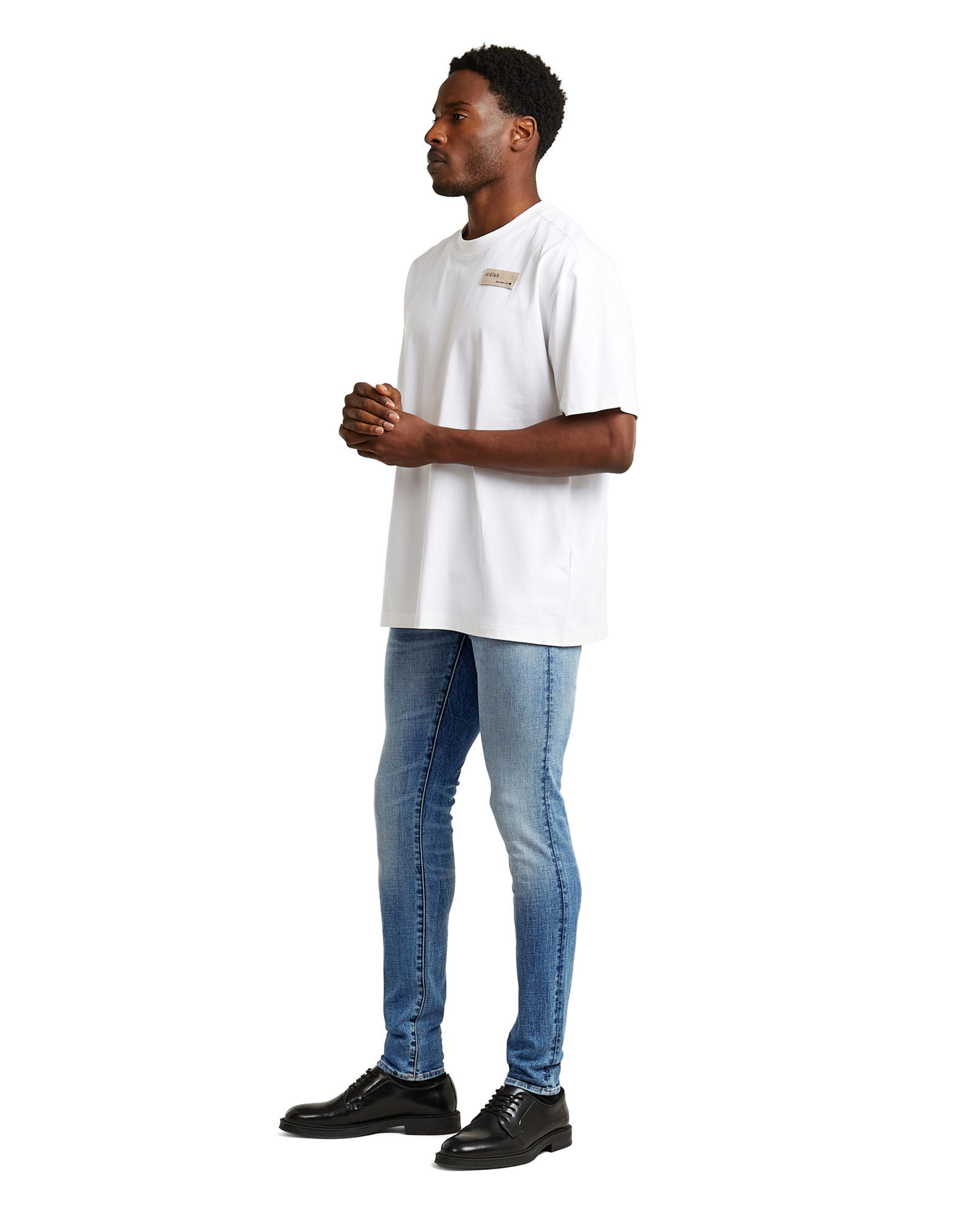 G-STAR Slimfit Jeans 'FWD Skinny' in Blauw