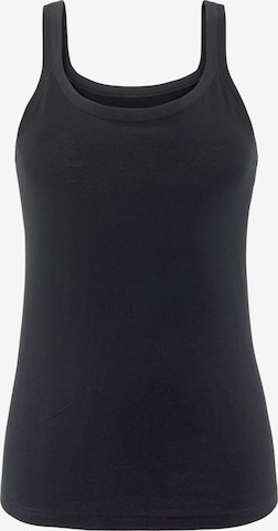 LASCANA Undershirt in Black