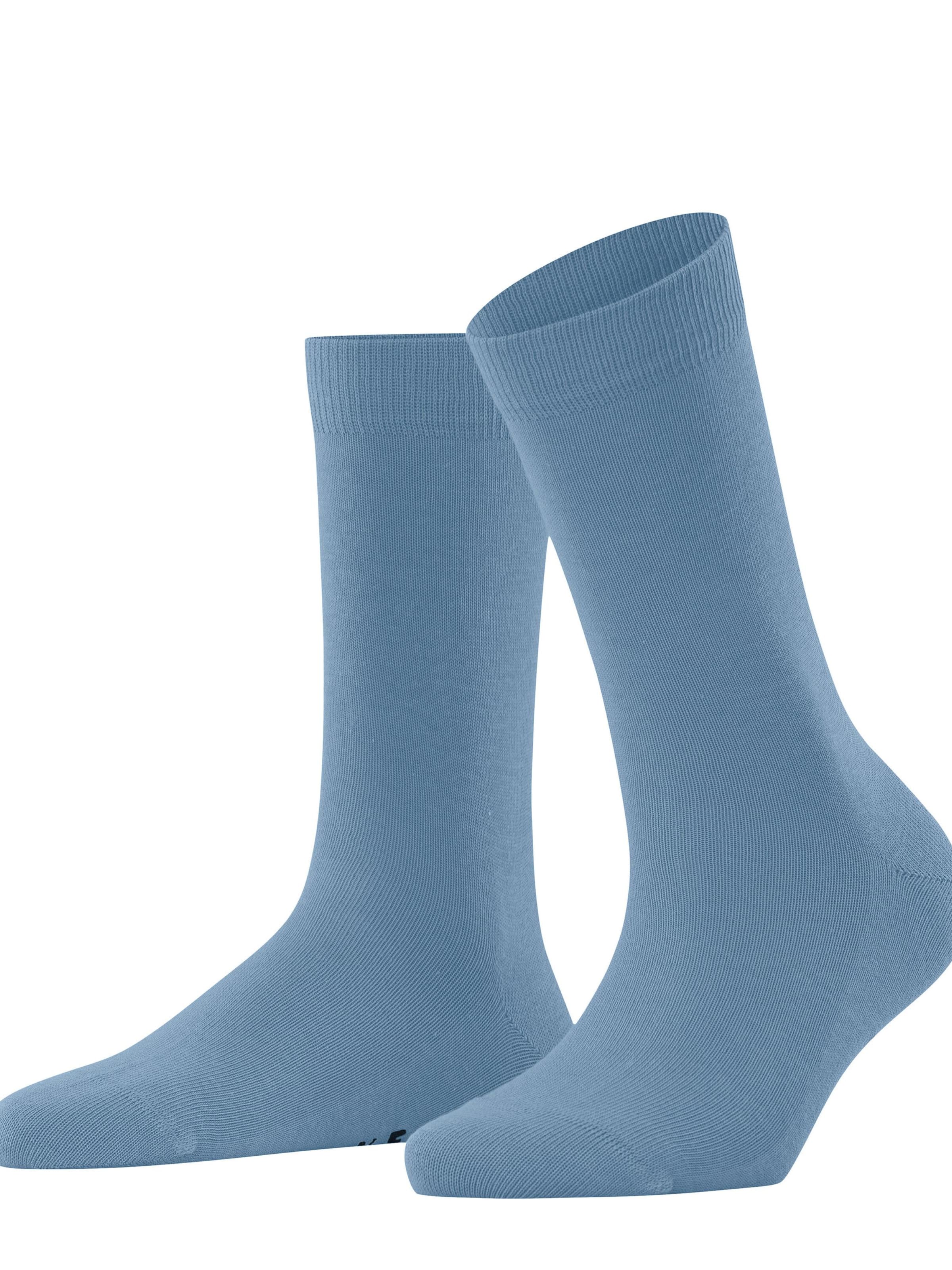 FALKE Socks 'Family' in Blue: front