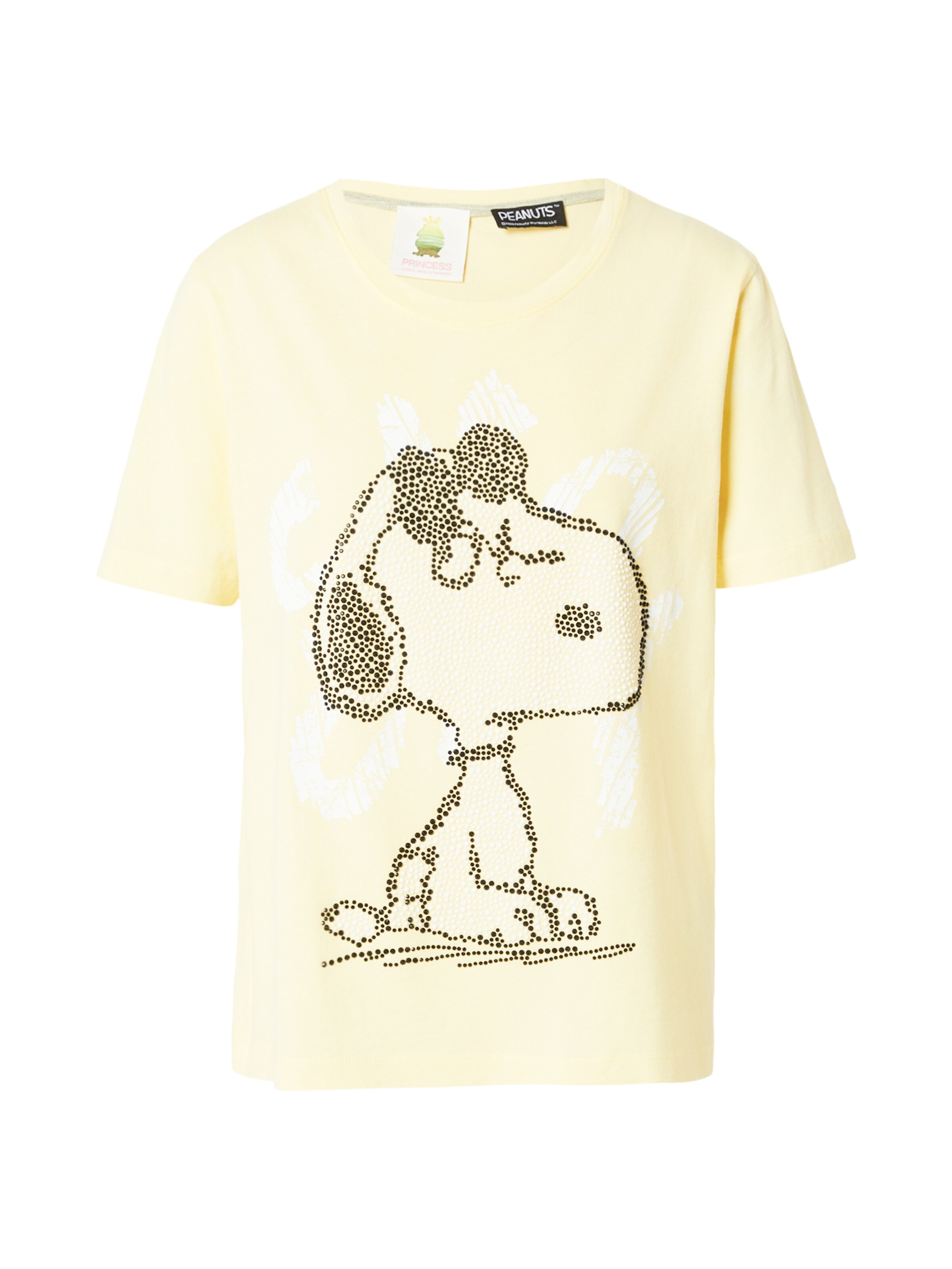 T-shirt 'Snoopy So What' PRINCESS GOES HOLLYWOOD en jaune : devant