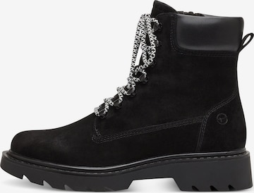 TAMARIS Lace-Up Ankle Boots in Black