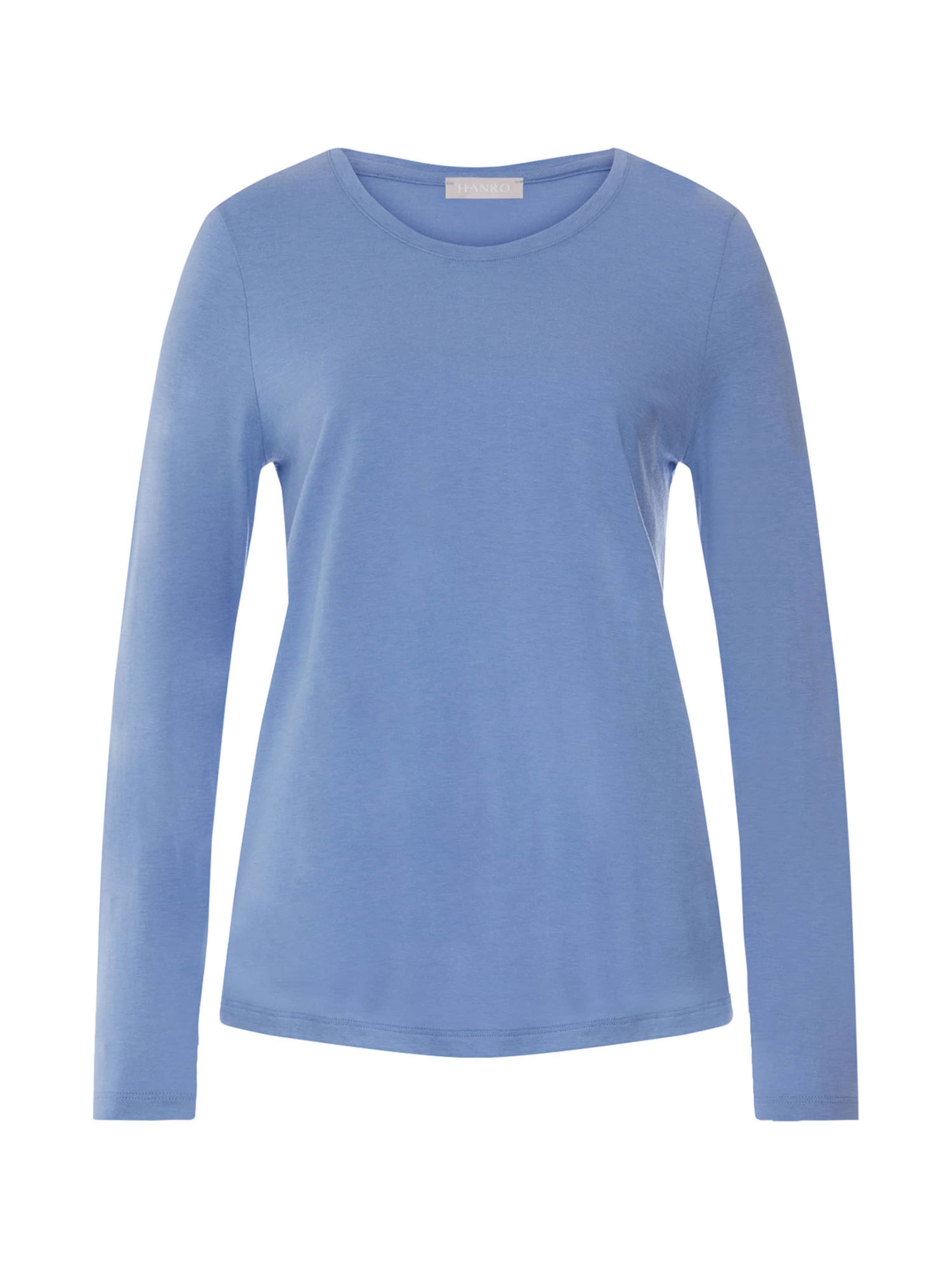 Chemise de nuit ' Sleep & Lounge ' Hanro en bleu : devant